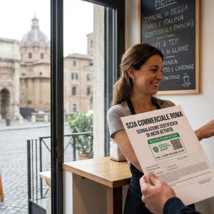Apertura di un negozio a Roma dopo la presentazione della SCIA commerciale al SUAP